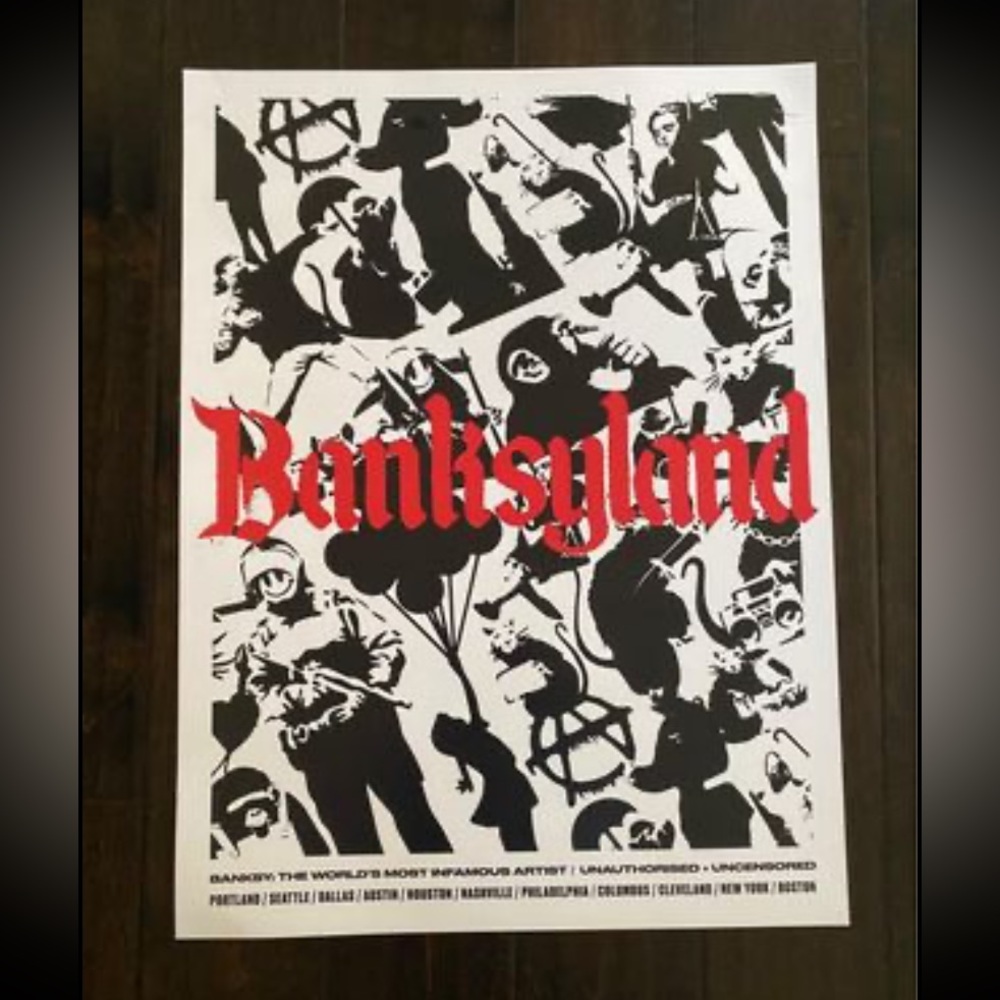 Banksy Land Poster 18 x 24”